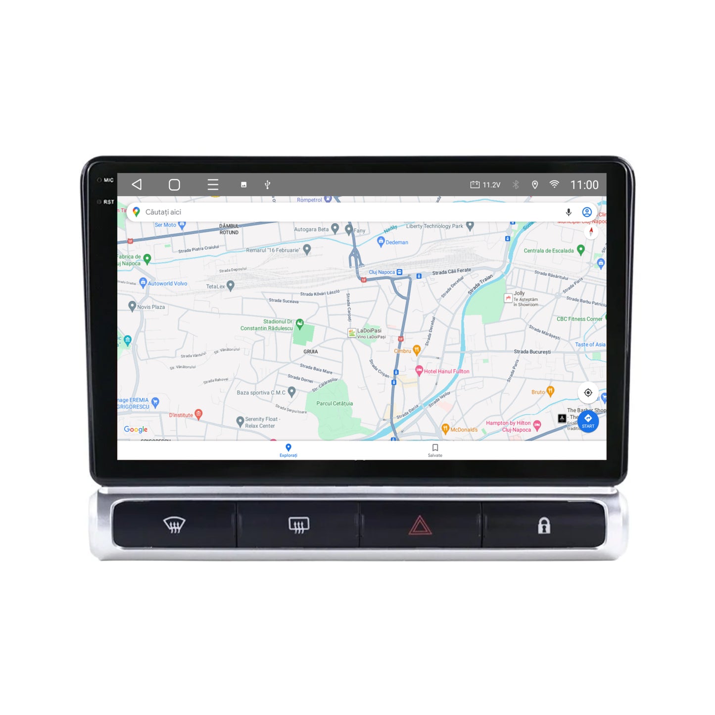 Navigatie HUB64 Citroen C3 (2024+) High-V, 8GB RAM, Android, Octacore, Slot Sim 4G, DSP, GPS, Wi-FI, Carplay, Android Auto, USB, Bluetooth, Waze, Touchscreen, 9 Inch