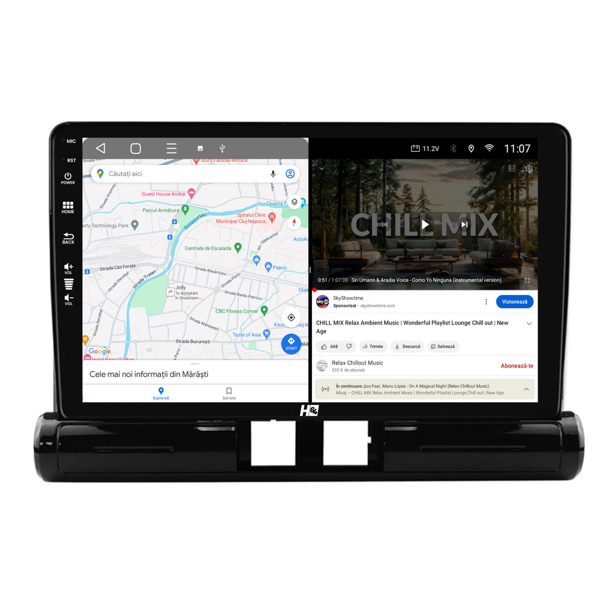 Navigatie HUB64 Citroen C3 (2024+) Low-V, 4GB RAM, Android, Octacore, Slot Sim 4G, DSP, GPS, Wi-FI, Carplay, Android Auto, USB, Bluetooth, Waze, Touchscreen, 9 Inch