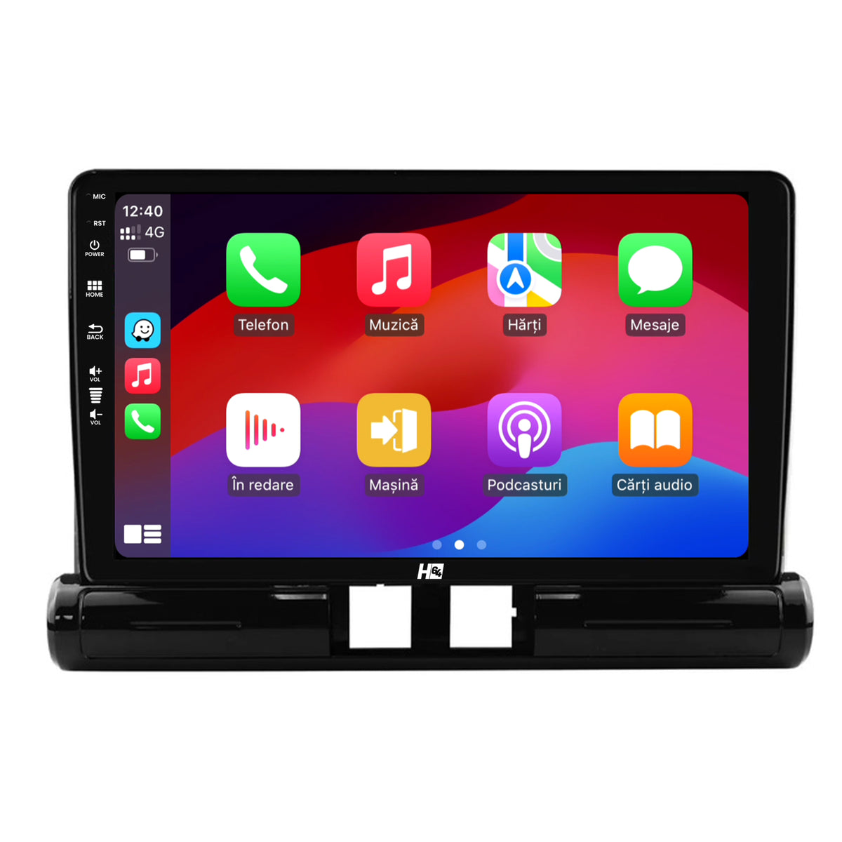 Navigatie HUB64 Citroen C3(2024+) Low-V, 4GB RAM, Android, Quadcore, DSP, GPS, Wi-FI, Carplay, Android Auto, USB, Bluetooth, Waze, Touchscreen, 9 Inch