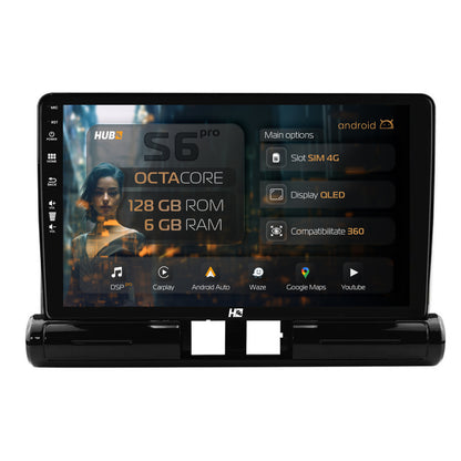 Navigatie HUB64 Citroen C3 (2024+) Low-V, 6GB RAM, Android, Octacore, Slot Sim 4G, DSP, GPS, Wi-FI, Carplay, Android Auto, USB, Bluetooth, Waze, Touchscreen, 9 Inch