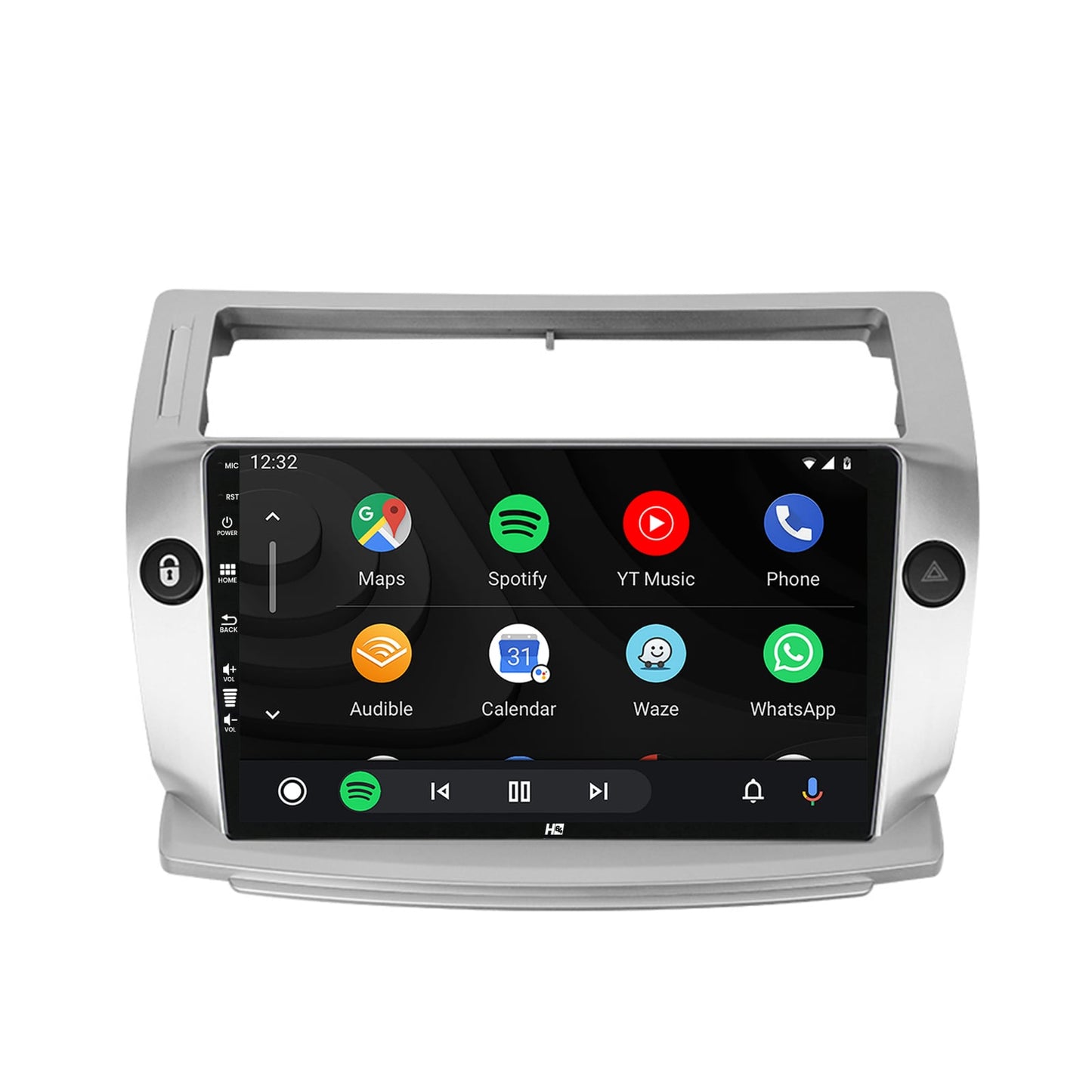 Navigatie HUB64 Citroen C4 (2004-2014), 4GB RAM, Android, Quadcore, DSP, GPS, Wi-FI, Carplay, Android Auto, USB, Bluetooth, Waze, Touchscreen, 9 inch