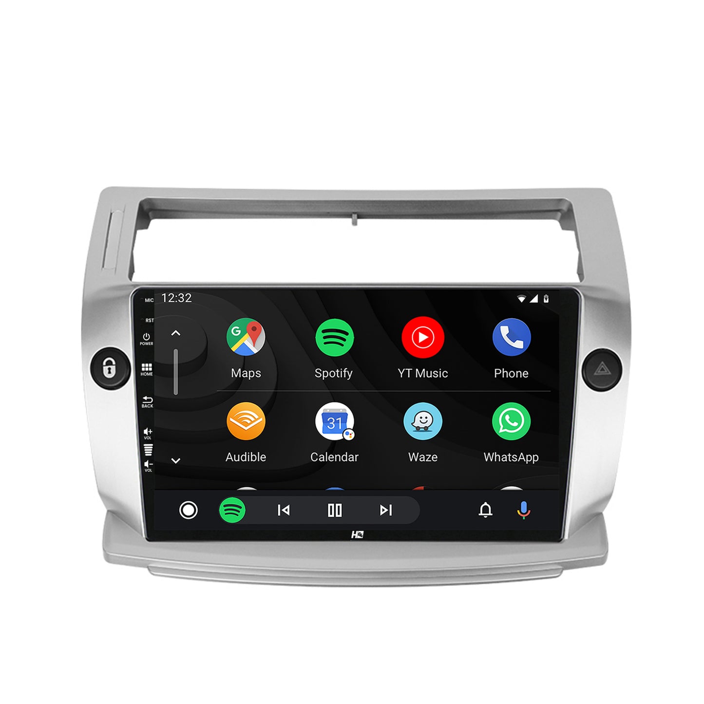 Navigatie HUB64 Citroen C4 (2004-2014), 8GB RAM, Android, Octacore, Slot Sim 4G, DSP, GPS, Wi-FI, Carplay, Android Auto, USB, Bluetooth, Waze, Touchscreen, 9 Inch