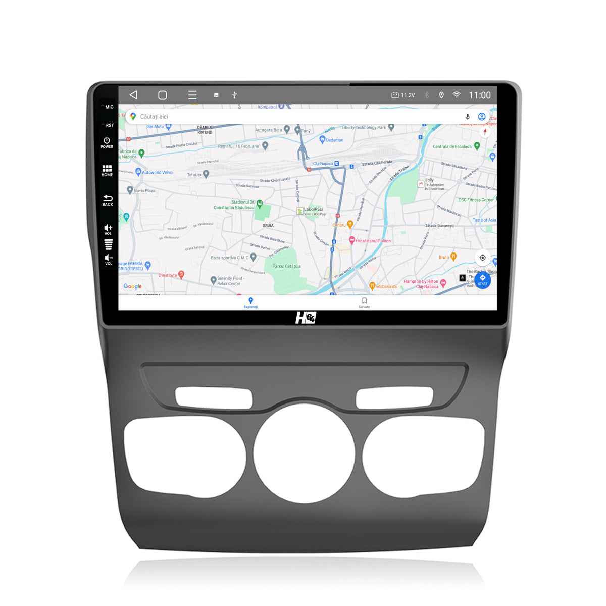 Navigatie HUB64 Citroen C4L (2011-2016), 4GB RAM, Android, Octacore, Slot Sim 4G, DSP, GPS, Wi-FI, Carplay, Android Auto, USB, Bluetooth, Waze, Touchscreen, 10.1 Inch