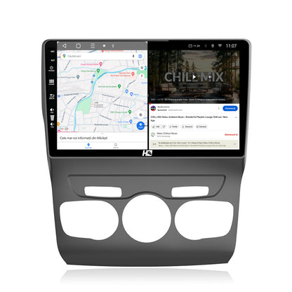 Navigatie HUB64 Citroen C4L (2011-2016), 4GB RAM, Android, Octacore, Slot Sim 4G, DSP, GPS, Wi-FI, Carplay, Android Auto, USB, Bluetooth, Waze, Touchscreen, 10.1 Inch