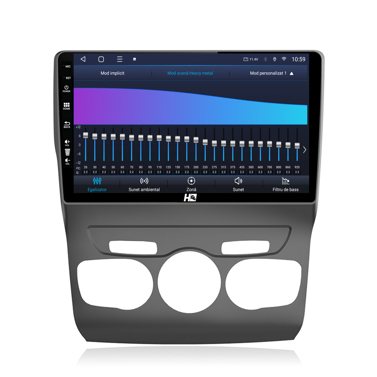Navigatie HUB64 Citroen C4L (2011-2016), 4GB RAM, Android, Octacore, Slot Sim 4G, DSP, GPS, Wi-FI, Carplay, Android Auto, USB, Bluetooth, Waze, Touchscreen, 10.1 Inch