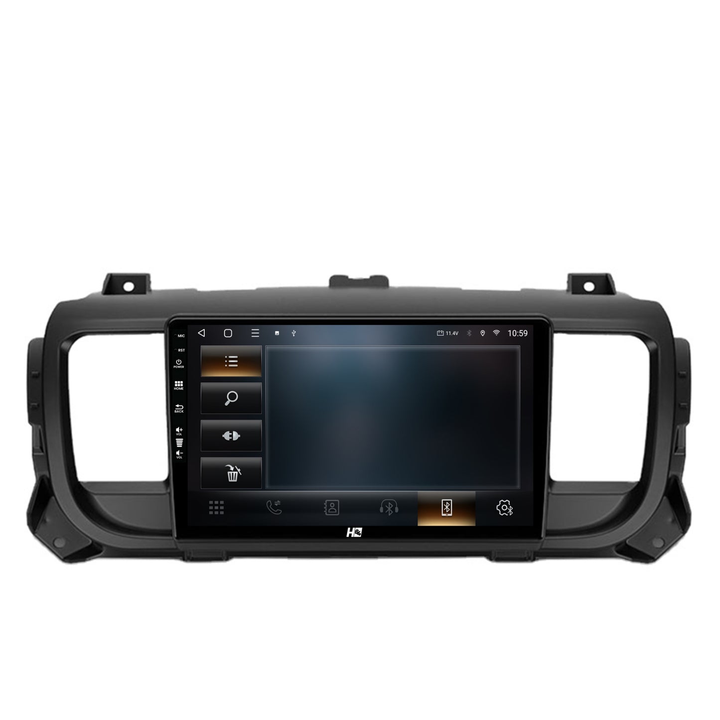 Navigatie HUB64 Citroen Jumpy / Peugeot Expert (2017-2021), 6GB RAM, Android, Octacore, Slot Sim 4G, DSP, GPS, Wi-FI, Carplay, Android Auto, USB, Bluetooth, Waze, Touchscreen, 9 Inch