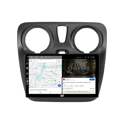 Navigatie HUB64 Dacia Dokker / Lodgy, 2GB RAM, Android, GPS, Wi-FI, Carplay, Android Auto, USB, Bluetooth, Radio, Waze, Touchscreen, 9 inch