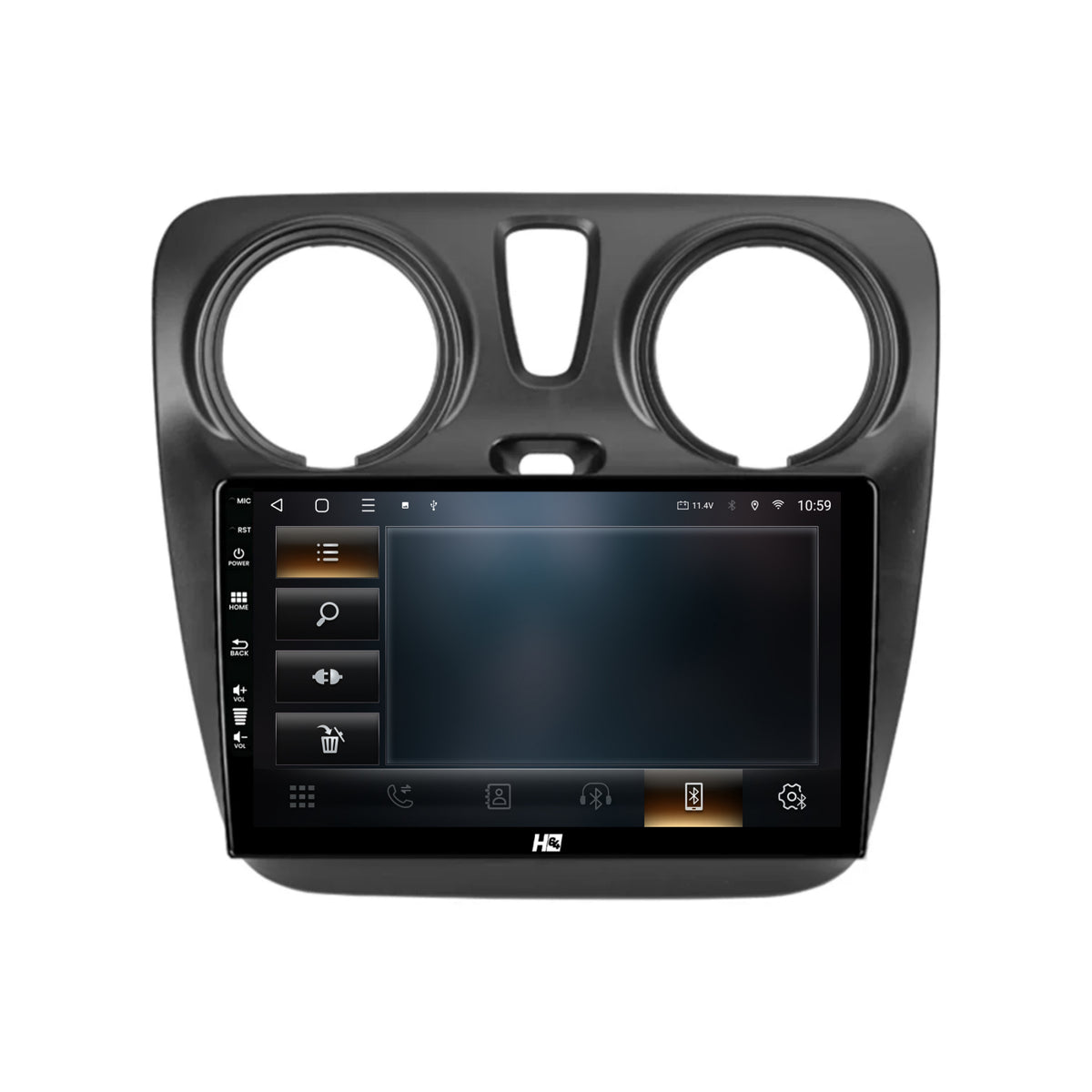 Navigatie HUB64 Dacia Dokker / Lodgy, 2GB RAM, Android, GPS, Wi-FI, Carplay, Android Auto, USB, Bluetooth, Radio, Waze, Touchscreen, 9 inch