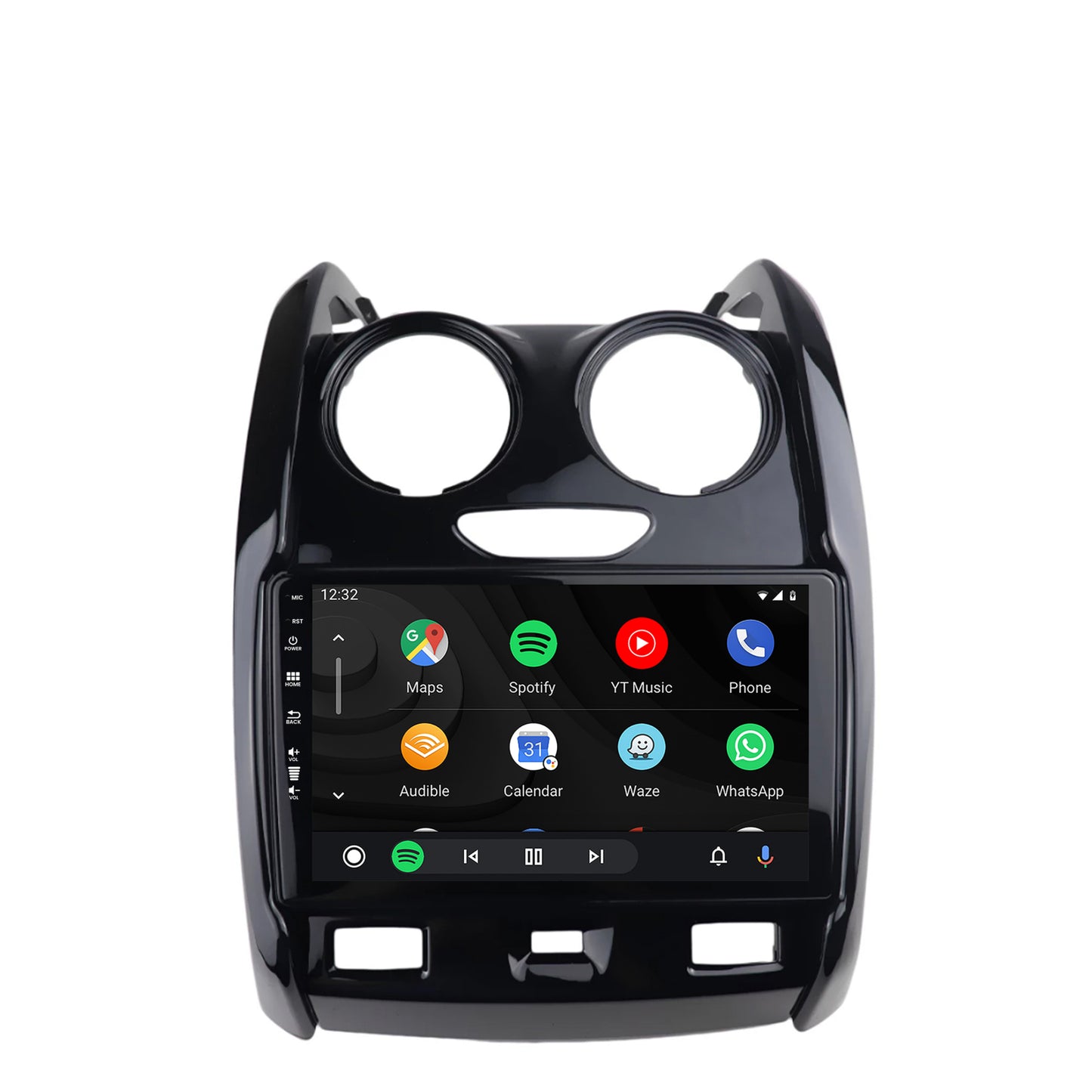 Navigatie HUB64 Dacia Duster (2012-2019), 8GB RAM, Android, Octacore, Slot Sim 4G, DSP, GPS, Wi-FI, Carplay, Android Auto, USB, Bluetooth, Waze, Touchscreen, 9 Inch