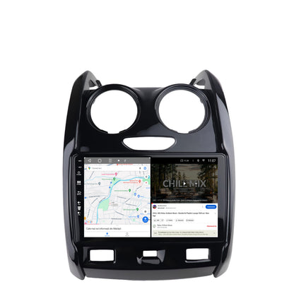 Navigatie HUB64 Dacia Duster (2012-2019), 8GB RAM, Android, Octacore, Slot Sim 4G, DSP, GPS, Wi-FI, Carplay, Android Auto, USB, Bluetooth, Waze, Touchscreen, 9 Inch