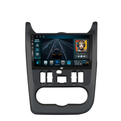 Navigatie HUB64 Dacia Logan / Duster / Sandero (2009-2013), 2GB RAM, Android, GPS, Wi-FI, Carplay, Android Auto, USB, Bluetooth, Radio, Waze, Touchscreen, 9" inch