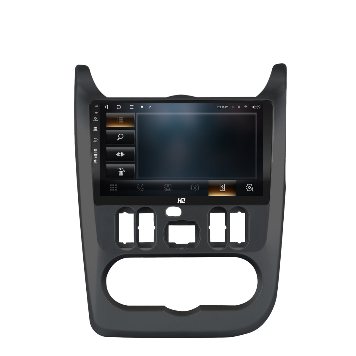 Navigatie HUB64 Dacia Logan / Duster / Sandero (2009-2015), 4GB RAM, Android, Quadcore, DSP, GPS, Wi-FI, Carplay, Android Auto, USB, Bluetooth, Waze, Touchscreen, 9" inch