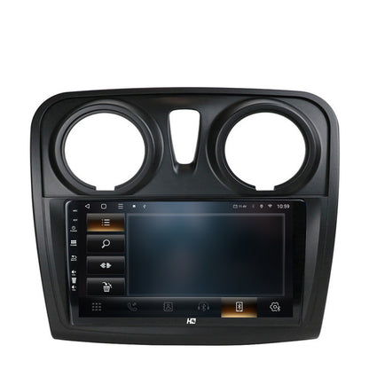 Navigatie HUB64 Dacia Logan / Sandero, 4GB RAM, Android, Quadcore, DSP, GPS, Wi-FI, Carplay, Android Auto, USB, Bluetooth, Waze, Touchscreen, 9 inch