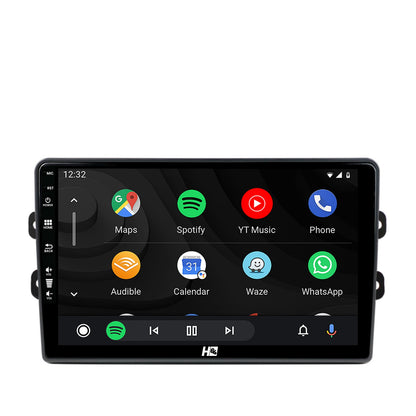 Navigatie HUB64 Dacia/Renault, 4GB RAM, Android, Quadcore, DSP, GPS, Wi-FI, Carplay, Android Auto, USB, Bluetooth, Waze, Touchscreen, 9 inch