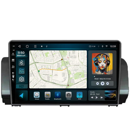 Navigatie HUB64 Dacia Sandero / Logan (2021-Prezent), 4GB RAM, Android, Quadcore, DSP, GPS, Wi-FI, Carplay, Android Auto, USB, Bluetooth, Waze, Touchscreen, 10.1 inch