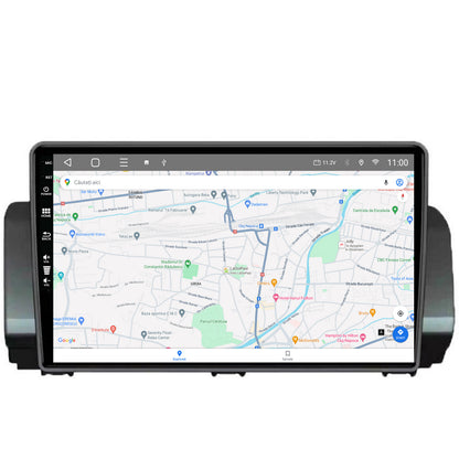 Navigatie HUB64 Dacia Sandero / Logan (2021-Prezent), 6GB RAM, Android, Octacore, Slot Sim 4G, DSP, GPS, Wi-FI, Carplay, Android Auto, USB, Bluetooth, Waze, Touchscreen, 10.1 Inch