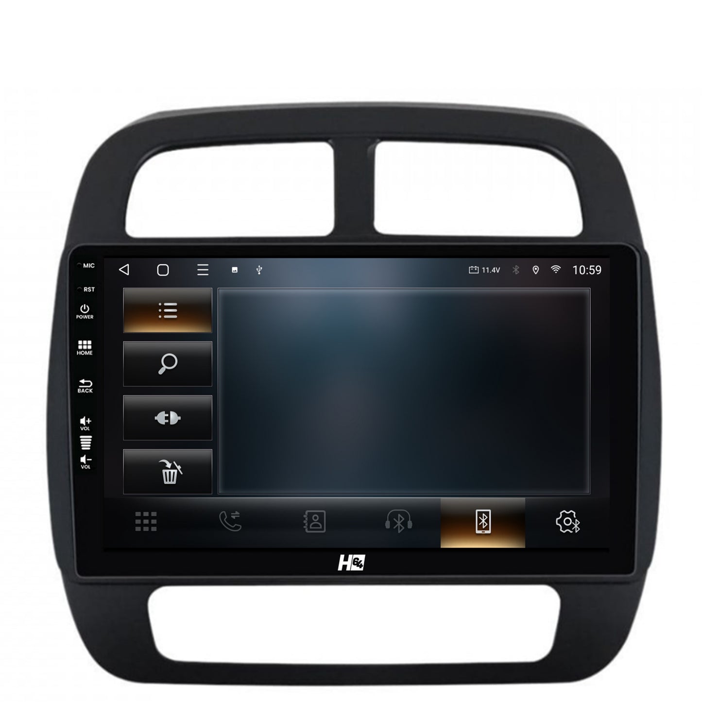 Navigatie HUB64 Dacia Spring (2021- Prezent), 6GB RAM, Android, Octacore, Slot Sim 4G, DSP, GPS, Wi-FI, Carplay, Android Auto, USB, Bluetooth, Waze, Touchscreen, 9 Inch