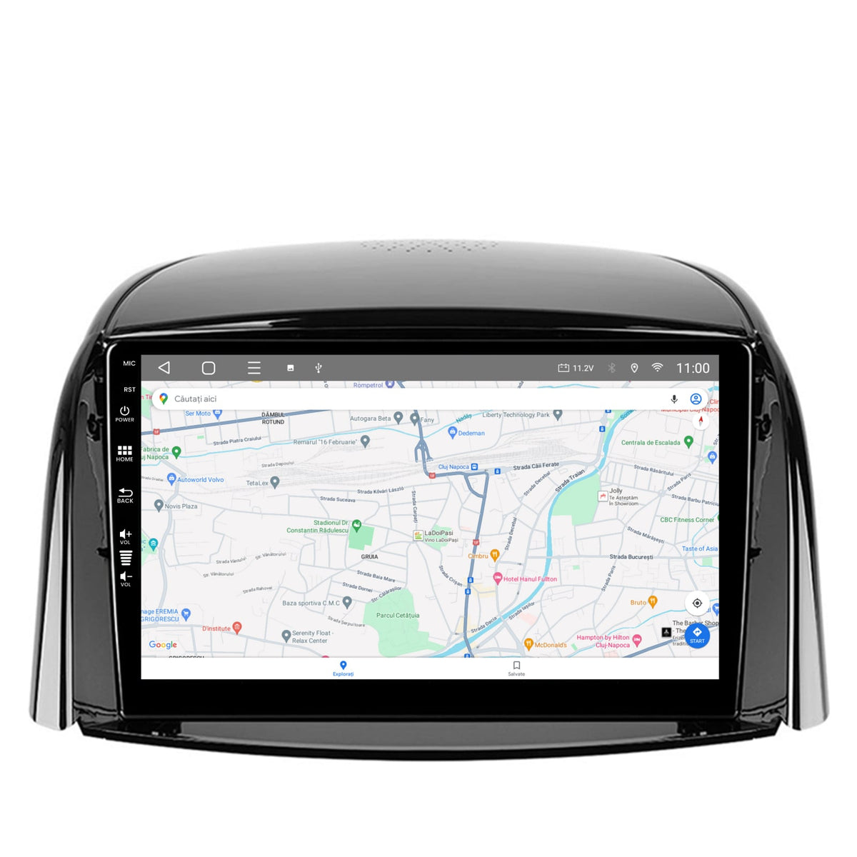 Navigatie HUB64 Renault Koleos (2009-2016), 6GB RAM, Android, Octacore, Slot Sim 4G, DSP, GPS, Wi-FI, Carplay, Android Auto, USB, Bluetooth, Waze, Touchscreen, 9 Inch