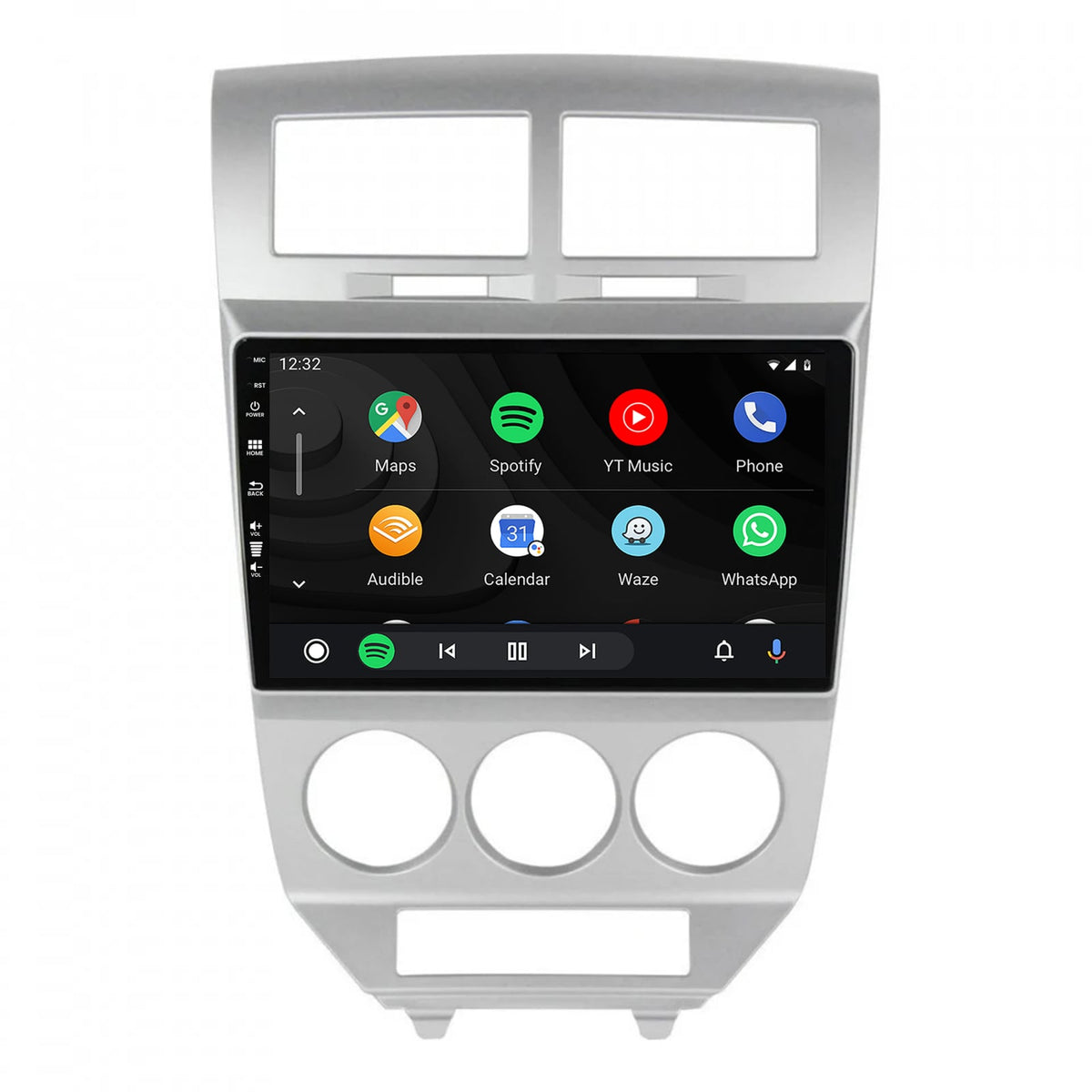 Navigatie HUB64 Dodge Caliber (2006-2010), 8GB RAM, Android, Octacore, Slot Sim 4G, DSP, GPS, Wi-FI, Carplay, Android Auto, USB, Bluetooth, Waze, Touchscreen, 10.1 Inch