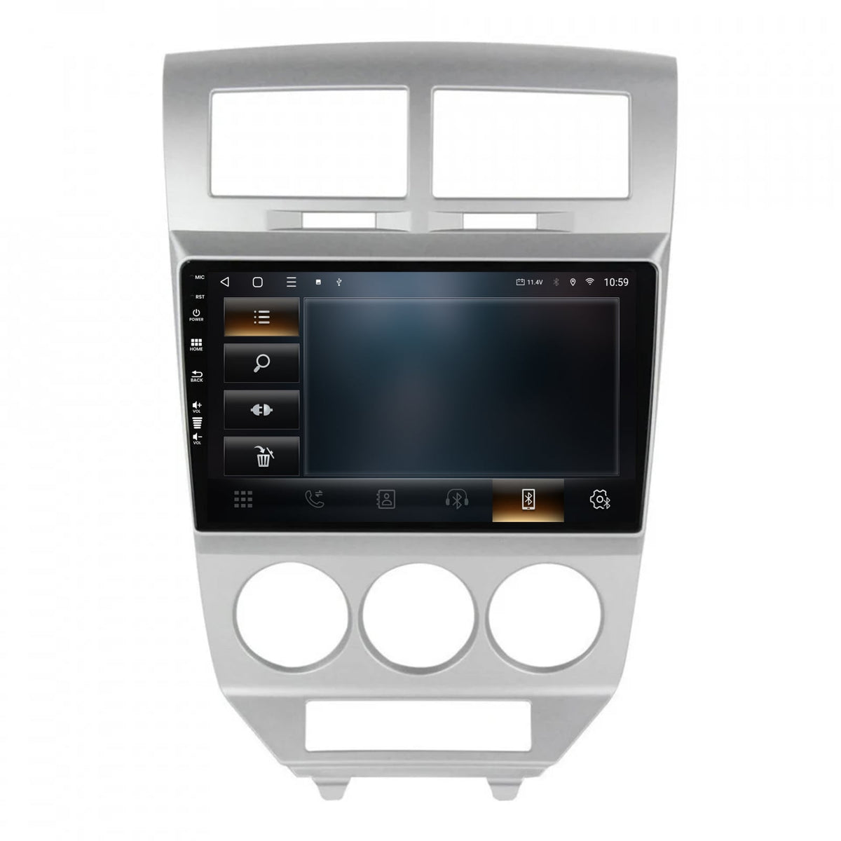 Navigatie HUB64 Dodge Caliber (2006-2010), 8GB RAM, Android, Octacore, Slot Sim 4G, DSP, GPS, Wi-FI, Carplay, Android Auto, USB, Bluetooth, Waze, Touchscreen, 10.1 Inch