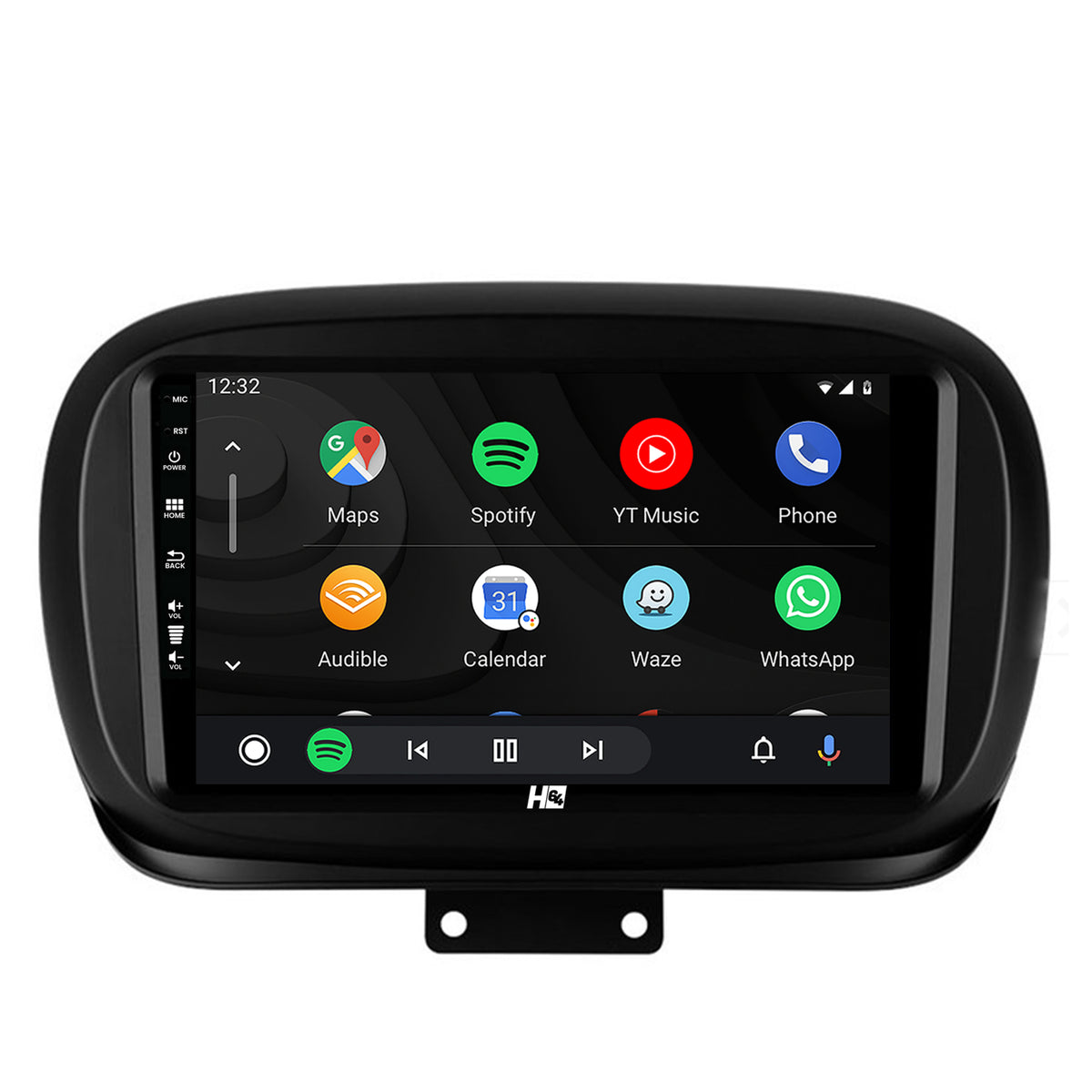 Navigatie HUB64 Fiat 500X (2014-2020), 8GB RAM, Android, Octacore, Slot Sim 4G, DSP, GPS, Wi-FI, Carplay, Android Auto, USB, Bluetooth, Waze, Touchscreen, 9 Inch