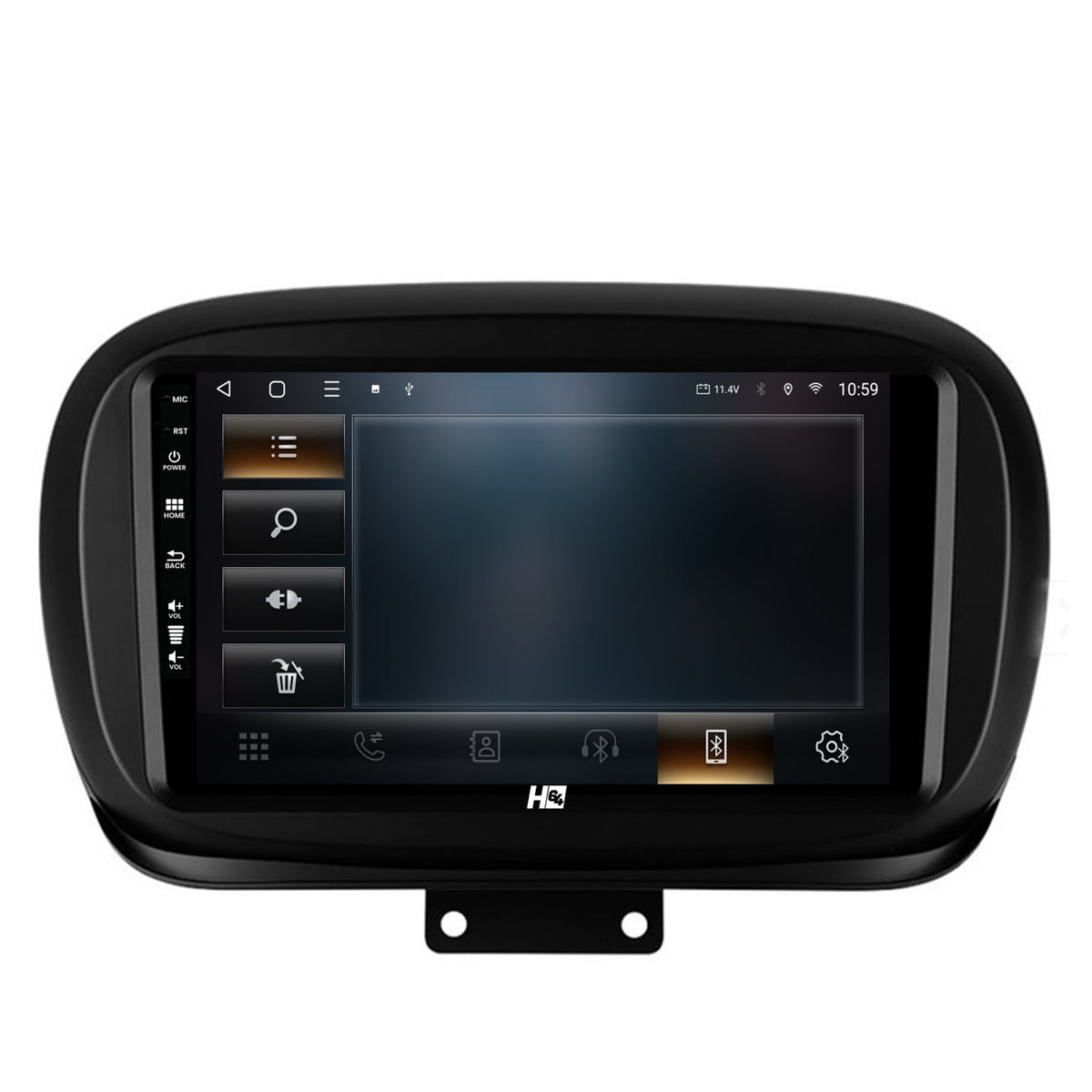 Navigatie HUB64 Fiat 500X (2014-2020), 8GB RAM, Android, Octacore, Slot Sim 4G, DSP, GPS, Wi-FI, Carplay, Android Auto, USB, Bluetooth, Waze, Touchscreen, 9 Inch