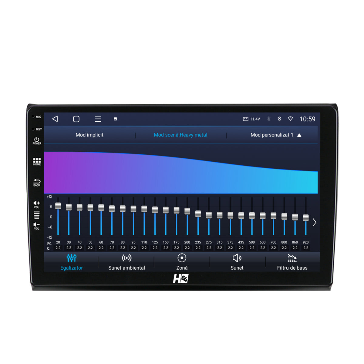 Navigatie HUB64 Fiat Bravo (2006-2014), 4GB RAM, Android, Octacore, Slot Sim 4G, DSP, GPS, Wi-FI, Carplay, Android Auto, USB, Bluetooth, Waze, Touchscreen, 9 inch