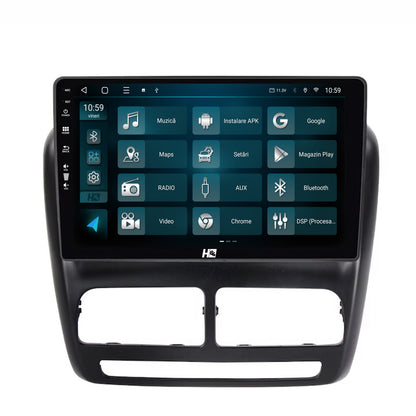 Navigatie HUB64 Fiat Doblo (2010-2015), 6GB RAM, Android, Octacore, Slot Sim 4G, DSP, GPS, Wi-FI, Carplay, Android Auto, USB, Bluetooth, Waze, Touchscreen, 9 inch