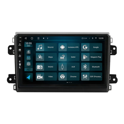 Navigatie HUB64 Fiat Ducato 2022+, 2GB RAM, Android, GPS, Wi-FI, Carplay, Android Auto, USB, Bluetooth, Radio, Waze, Touchscreen, 9 inch