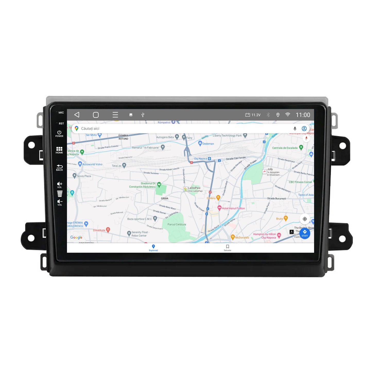 Navigatie HUB64 Fiat Ducato 2022+, 4GB RAM, Android, Octacore, Slot Sim 4G, DSP, GPS, Wi-FI, Carplay, Android Auto, USB, Bluetooth, Waze, Touchscreen, 9 inch