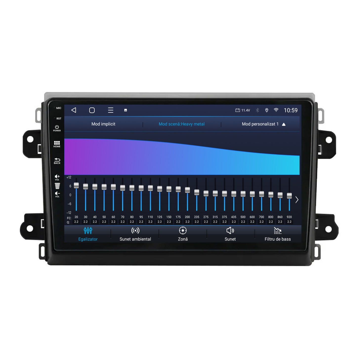 Navigatie HUB64 Fiat Ducato 2022+, 6GB RAM, Android, Octacore, Slot Sim 4G, DSP, GPS, Wi-FI, Carplay, Android Auto, USB, Bluetooth, Waze, Touchscreen, 9 Inch