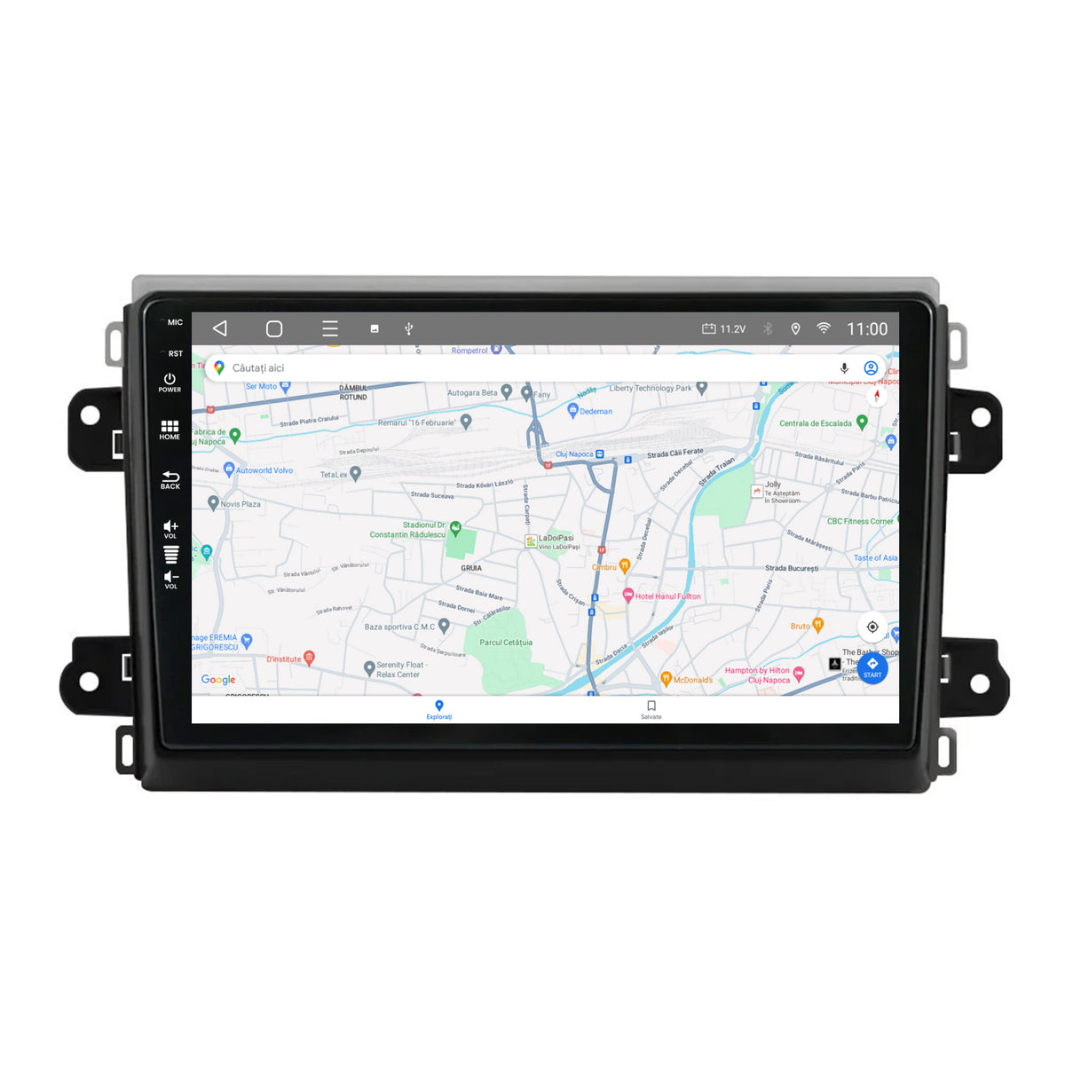 Navigatie HUB64 Fiat Ducato 2022+, 6GB RAM, Android, Octacore, Slot Sim 4G, DSP, GPS, Wi-FI, Carplay, Android Auto, USB, Bluetooth, Waze, Touchscreen, 9 Inch