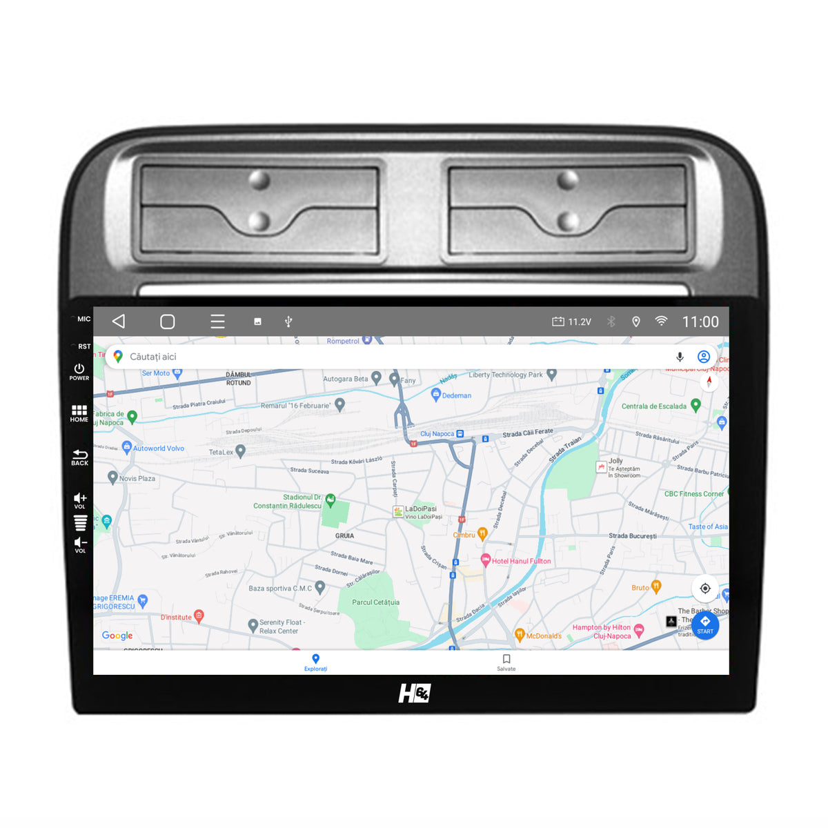 Navigatie HUB64 Fiat Punto / Linea (2007-2014), 6GB RAM, Android, Octacore, Slot Sim 4G, DSP, GPS, Wi-FI, Carplay, Android Auto, USB, Bluetooth, Waze, Touchscreen, 9 Inch