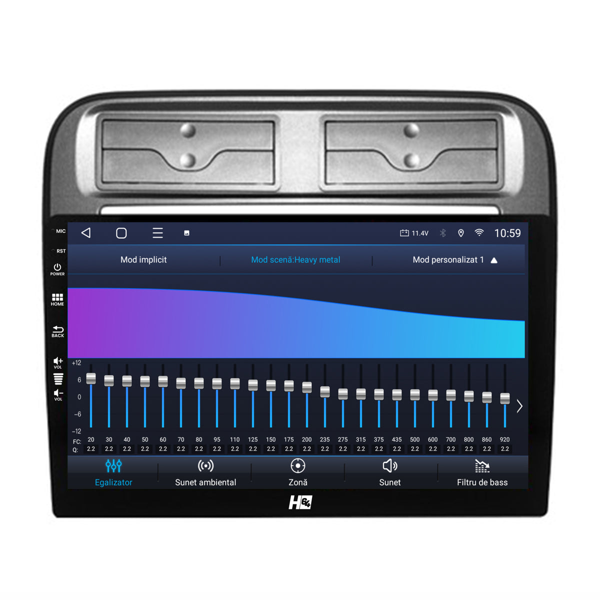 Navigatie HUB64 Fiat Punto / Linea (2007-2014), 6GB RAM, Android, Octacore, Slot Sim 4G, DSP, GPS, Wi-FI, Carplay, Android Auto, USB, Bluetooth, Waze, Touchscreen, 9 Inch