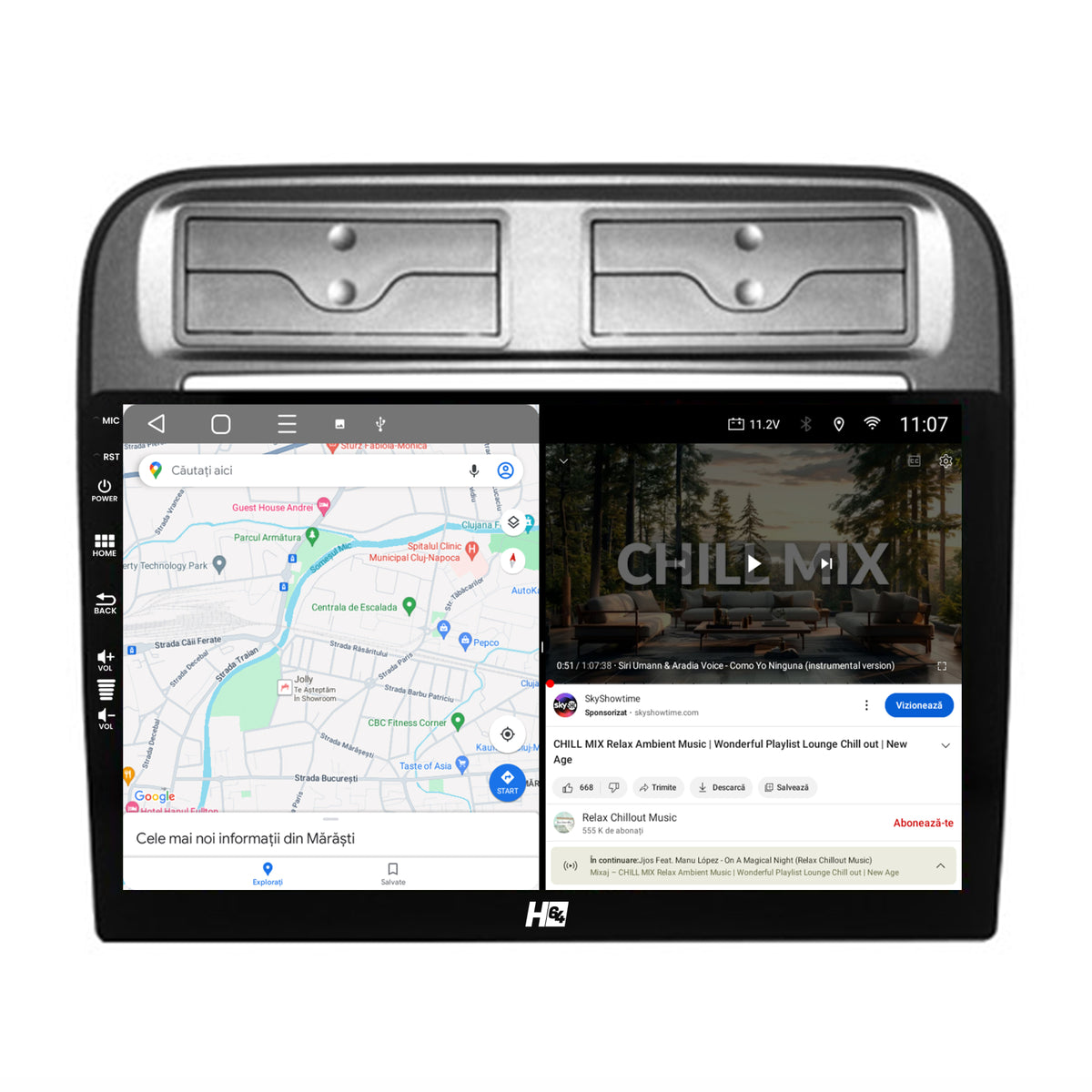Navigatie HUB64 Fiat Punto / Linea (2007-2014), 8GB RAM, Android, Octacore, Slot Sim 4G, DSP, GPS, Wi-FI, Carplay, Android Auto, USB, Bluetooth, Waze, Touchscreen, 9 Inch