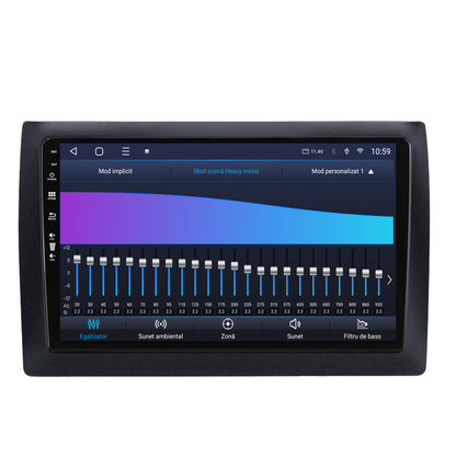 Navigatie HUB64 Fiat Stilo 4GB RAM, Android, Octacore, Slot Sim 4G, DSP, GPS, Wi-FI, Carplay, Android Auto, USB, Bluetooth, Waze, Touchscreen, 9 inch