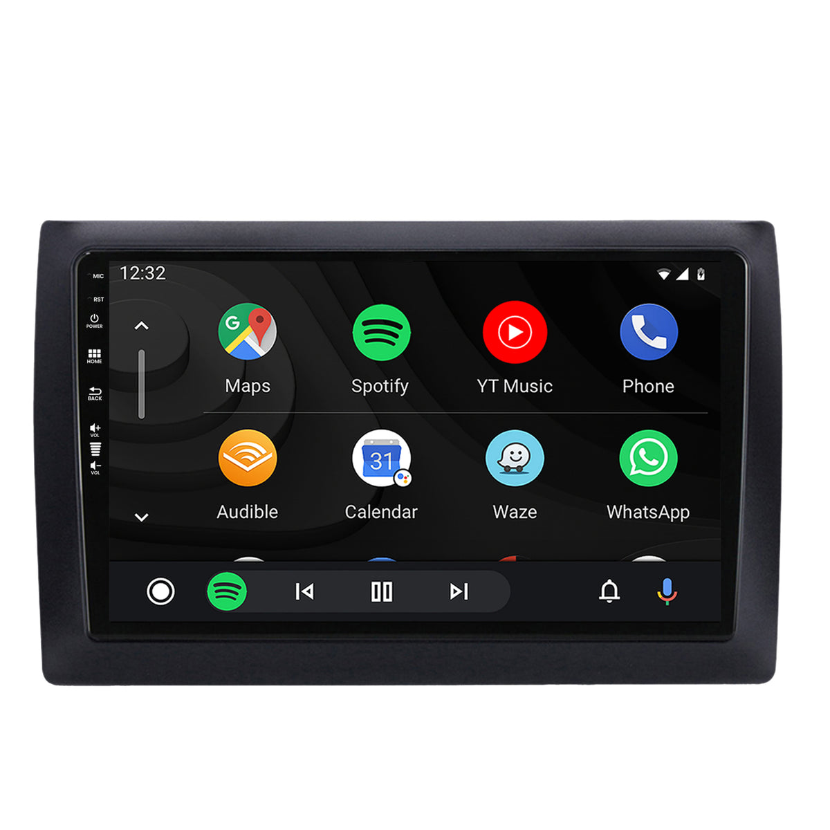 Navigatie HUB64 Fiat Stilo 4GB RAM, Android, Quadcore, DSP, GPS, Wi-FI, Carplay, Android Auto, USB, Bluetooth, Waze, Touchscreen, 9 inch