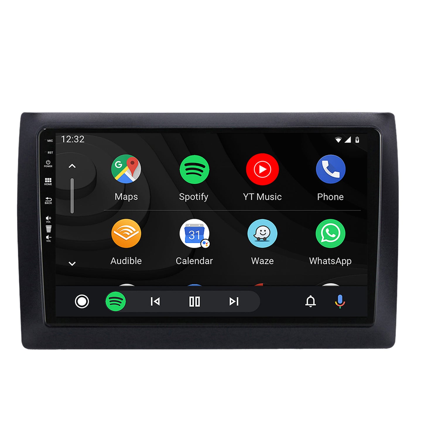 Navigatie HUB64 Fiat Stilo, 8GB RAM, Android, Octacore, Slot Sim 4G, DSP, GPS, Wi-FI, Carplay, Android Auto, USB, Bluetooth, Waze, Touchscreen, 9 Inch