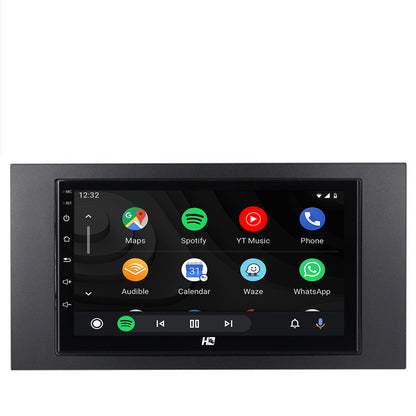 Navigatie HUB64 Ford 2DIN, 4GB RAM, Android, Octacore, Slot Sim 4G, DSP, GPS, Wi-FI, Carplay, Android Auto, USB, Bluetooth, Waze, Touchscreen, 7 Inch