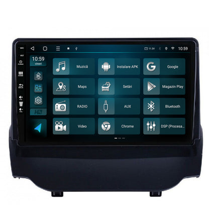 Navigatie HUB64 Ford EcoSport (2013-16) 8GB RAM, Android, Octacore, Slot Sim 4G, DSP, GPS, Wi-FI, Carplay, Android Auto, USB, Bluetooth, Waze, Touchscreen, 9 Inch
