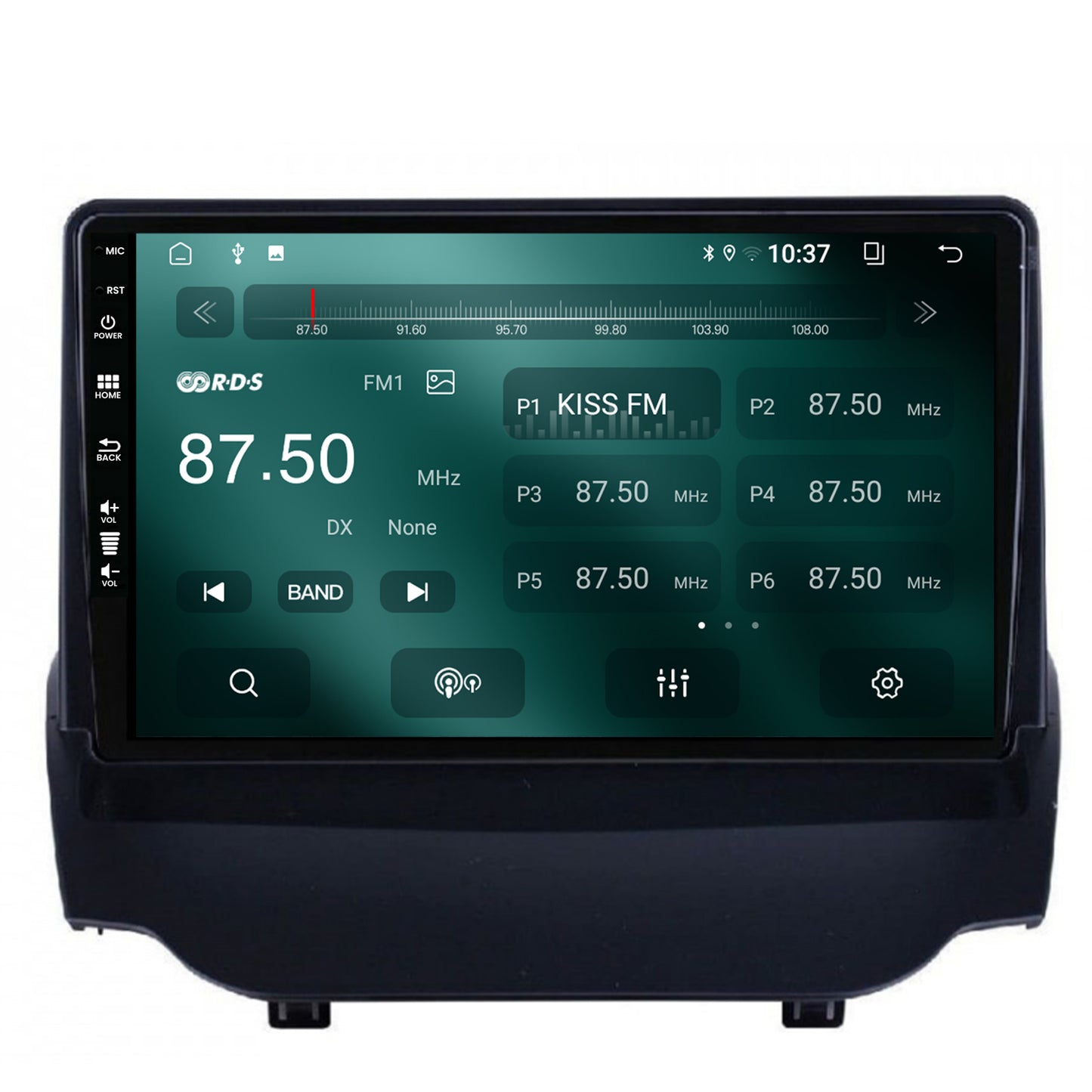 Navigatie HUB64 Ford EcoSport (2013-2016) 2GB RAM, Android, GPS, Wi-FI, Carplay, Android Auto, USB, Bluetooth, Radio, Waze, Touchscreen, 9 inch