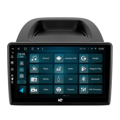 Navigatie HUB64 Ford EcoSport (2017- Prezent) 4GB RAM, Android, Quadcore, DSP, GPS, Wi-FI, Carplay, Android Auto, USB, Bluetooth, Waze, Touchscreen, 9 inch