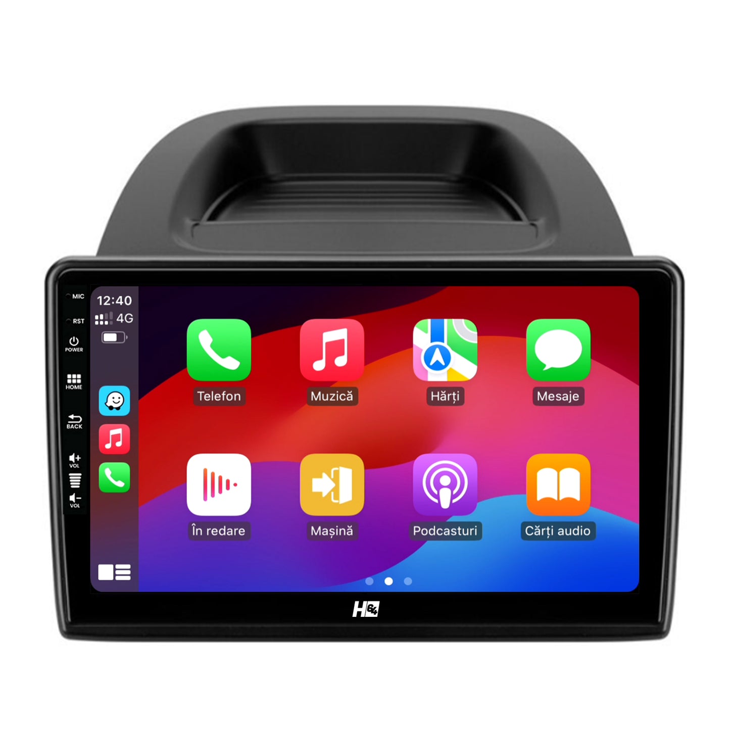 Navigatie HUB64 Ford EcoSport (2017- Prezent) 8GB RAM, Android, Octacore, Slot Sim 4G, DSP, GPS, Wi-FI, Carplay, Android Auto, USB, Bluetooth, Waze, Touchscreen, 9 Inch