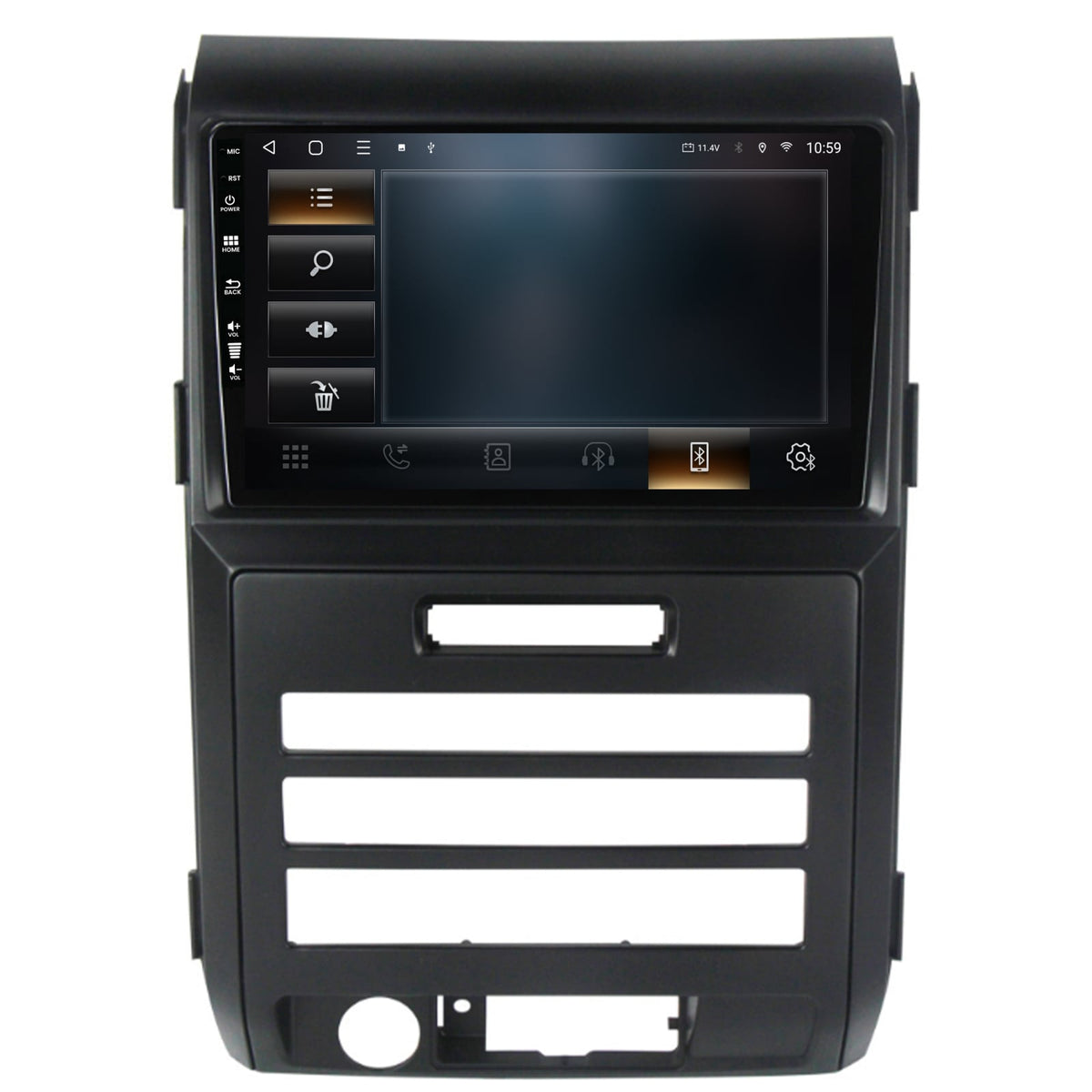 Navigatie HUB64 Ford F150 (2008-2014), 2GB RAM, Android, GPS, Wi-FI, Carplay, Android Auto, USB, Bluetooth, Radio, Waze, Touchscreen, 9 inch