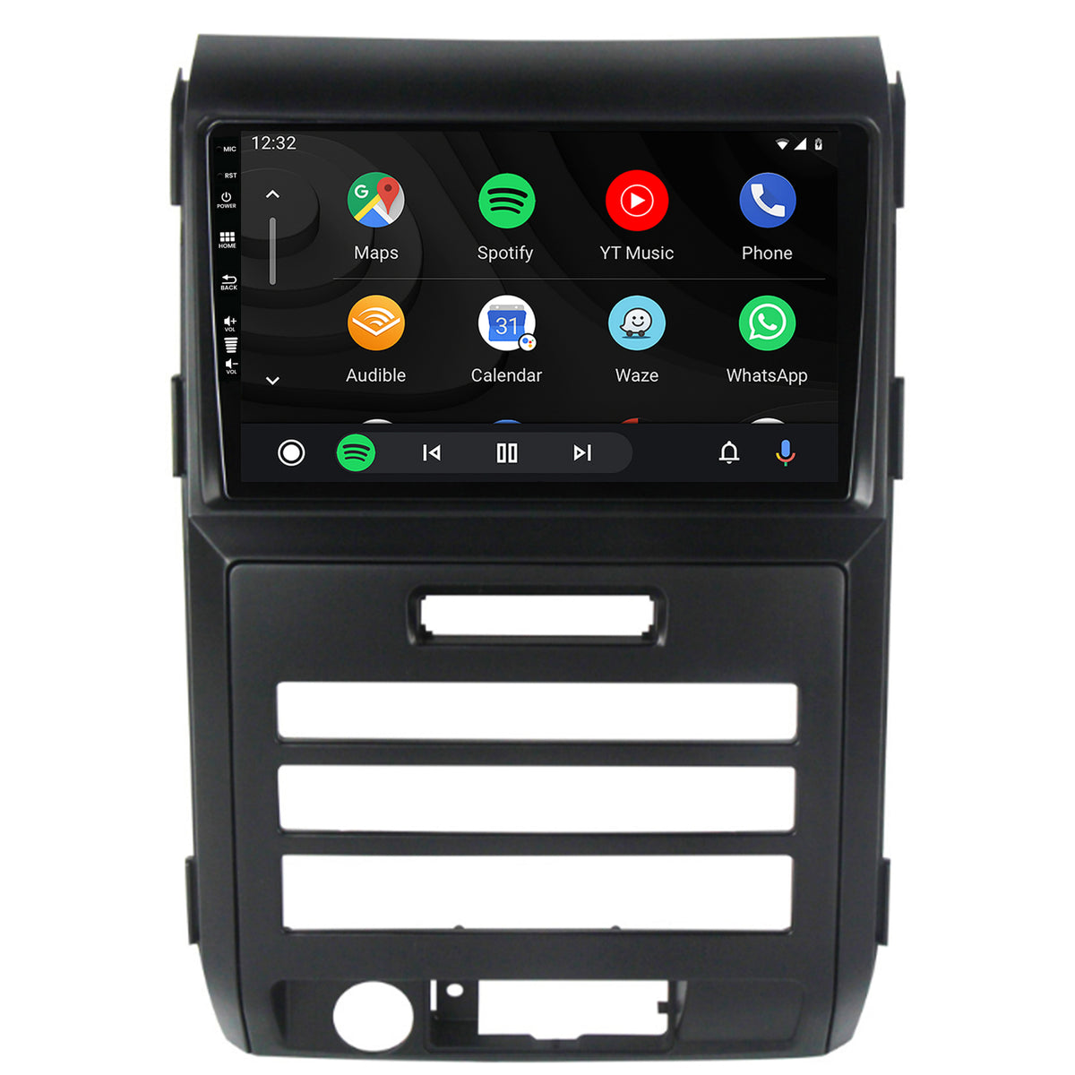 Navigatie HUB64 Ford F150 (2008-2014), 2GB RAM, Android, GPS, Wi-FI, Carplay, Android Auto, USB, Bluetooth, Radio, Waze, Touchscreen, 9 inch