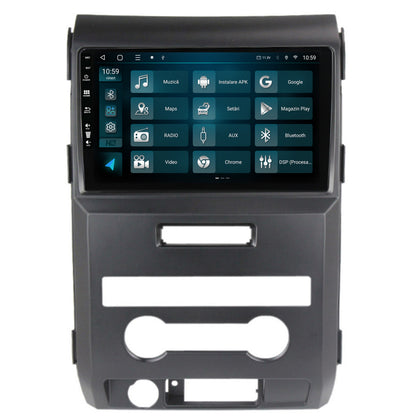 Navigatie HUB64 Ford F150 (2008-2014), 4GB RAM, Android, Octacore, Slot Sim 4G, DSP, GPS, Wi-FI, Carplay, Android Auto, USB, Bluetooth, Waze, Touchscreen, 9 inch
