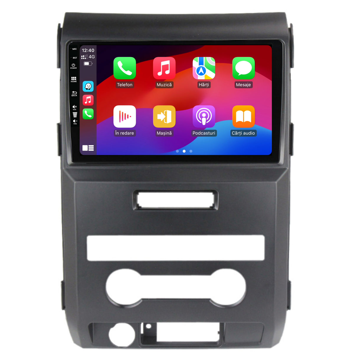 Navigatie HUB64 Ford F150 (2008-2014), 4GB RAM, Android, Quadcore, DSP, GPS, Wi-FI, Carplay, Android Auto, USB, Bluetooth, Waze, Touchscreen, 9 inch