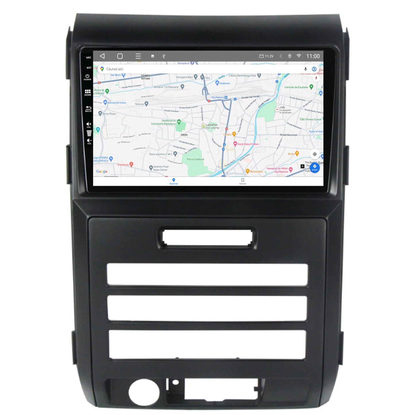 Navigatie HUB64 Ford F150 (2008-2014), 4GB RAM, Android, Quadcore, DSP, GPS, Wi-FI, Carplay, Android Auto, USB, Bluetooth, Waze, Touchscreen, 9 inch