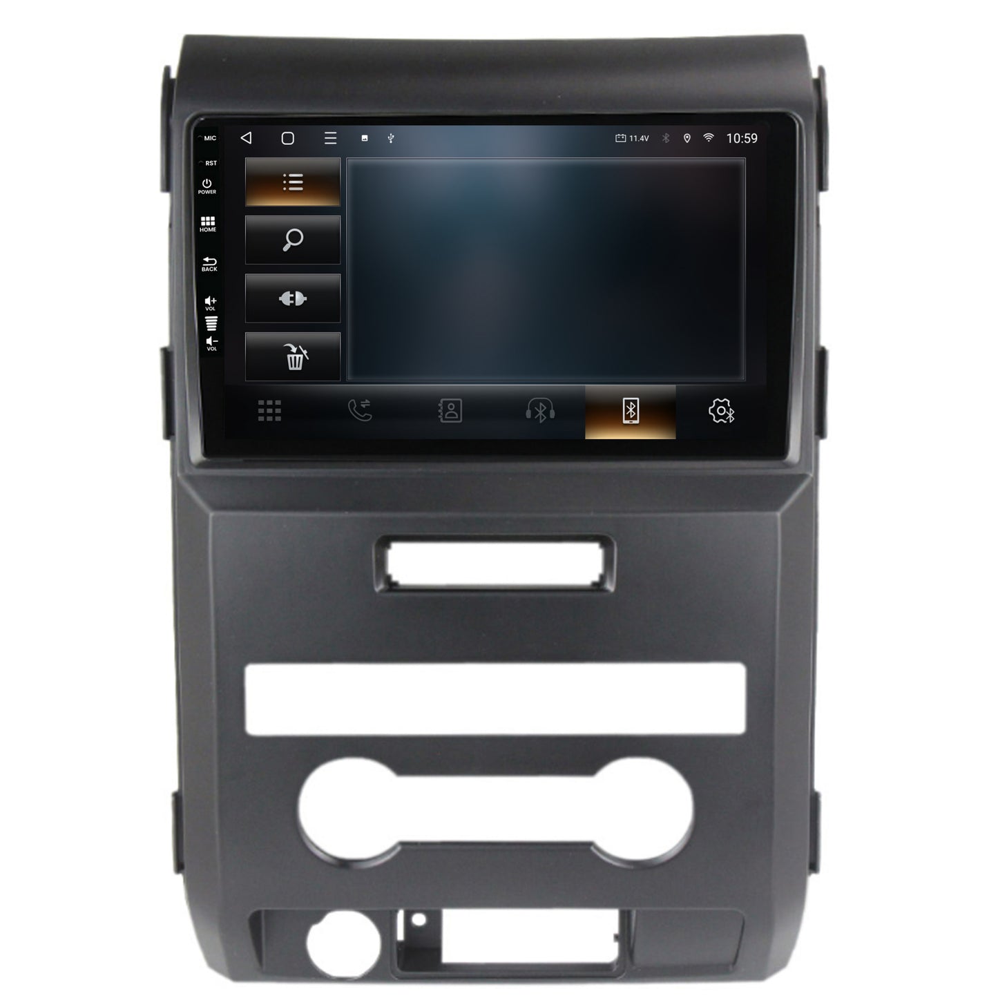 Navigatie HUB64 Ford F150 (2008-2014), 4GB RAM, Android, Octacore, Slot Sim 4G, DSP, GPS, Wi-FI, Carplay, Android Auto, USB, Bluetooth, Waze, Touchscreen, 9 inch