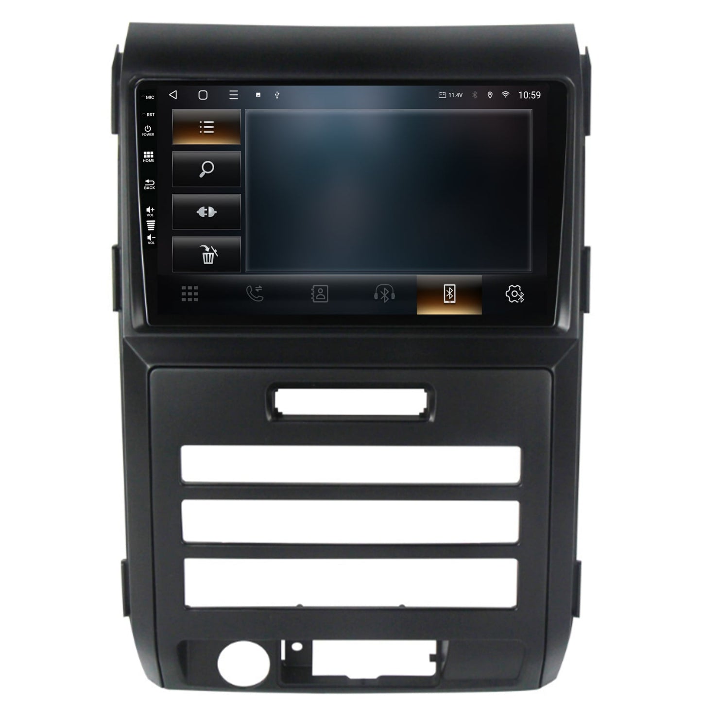 Navigatie HUB64 Ford F150 (2008-2014), 4GB RAM, Android, Quadcore, DSP, GPS, Wi-FI, Carplay, Android Auto, USB, Bluetooth, Waze, Touchscreen, 9 inch